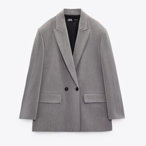 Zara oversized double breasted jacket